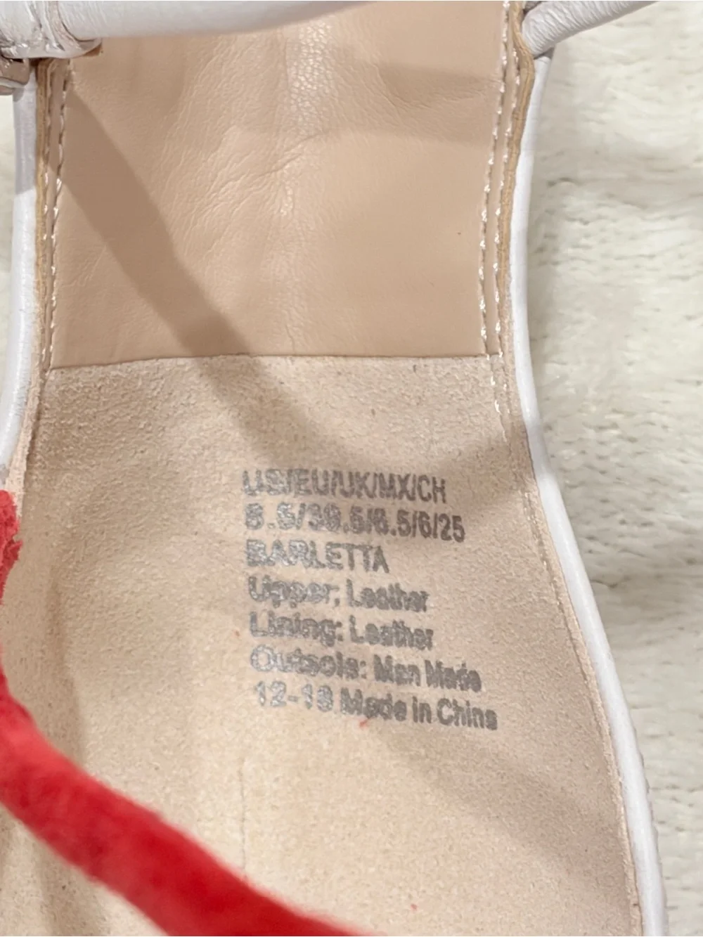 Kenneth Cole NY Barletta White Stiletto‎ Sandals with Rainbow Straps - 8.5